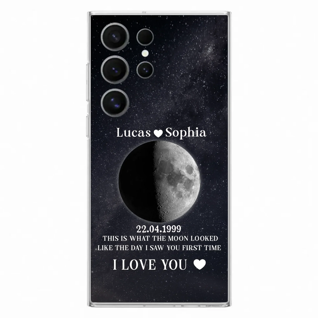 Custom Personalized Moon Phase Phone Case - Gifts for Birthday and Anniversary