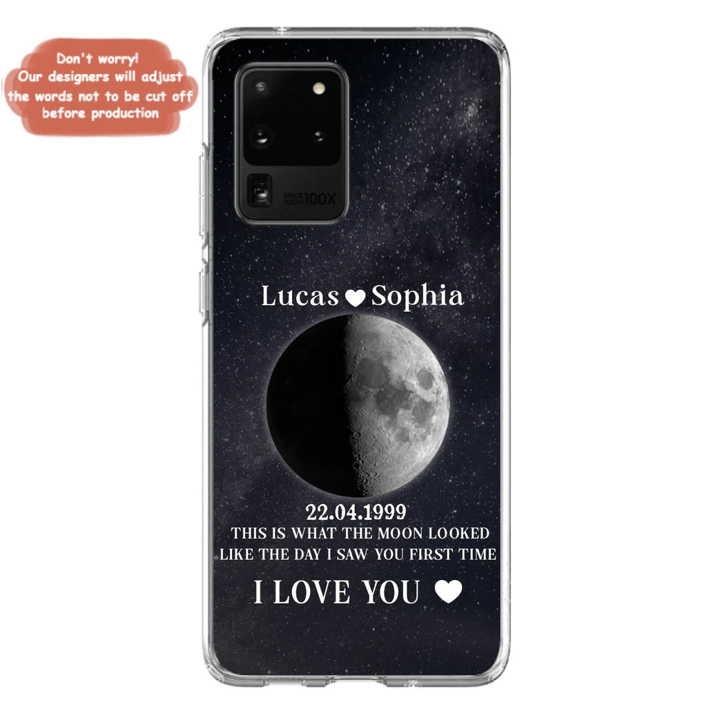 Custom Personalized Moon Phase Phone Case - Gifts for Birthday and Anniversary