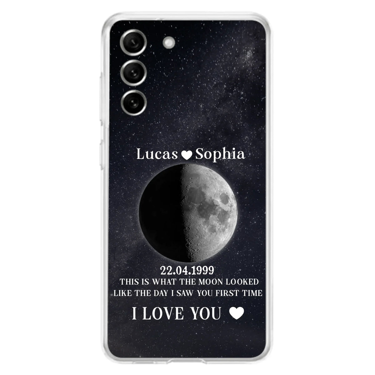 Custom Personalized Moon Phase Phone Case - Gifts for Birthday and Anniversary