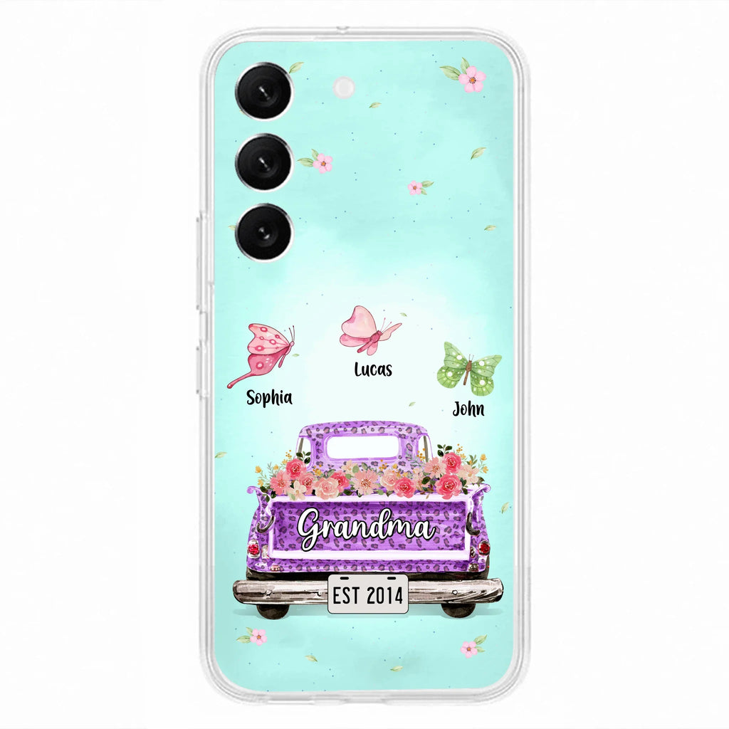 Custom Personalized Grandma Phone Case - Gift Idea For Grandma/ Mom - Case For iPhone/ Samsung