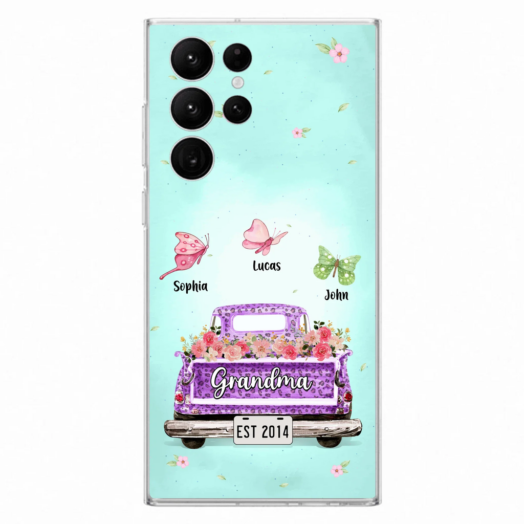 Custom Personalized Grandma Phone Case - Gift Idea For Grandma/ Mom - Case For iPhone/ Samsung