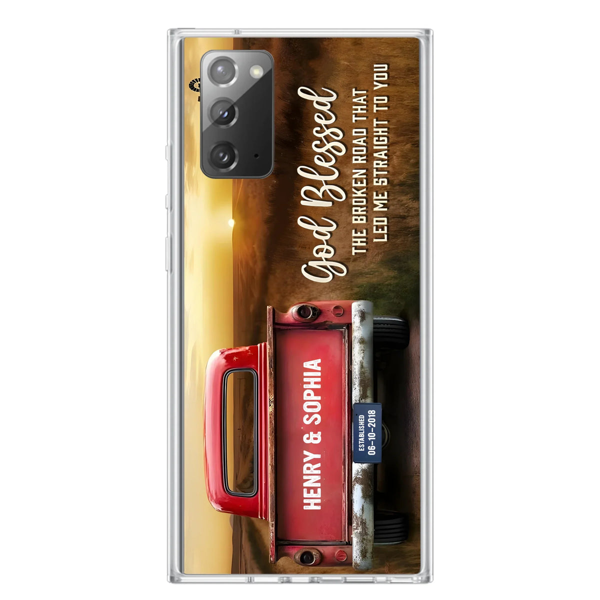Custom Personalized Phone Case - Gift Idea For Couple - Case For iPhone/Samsung