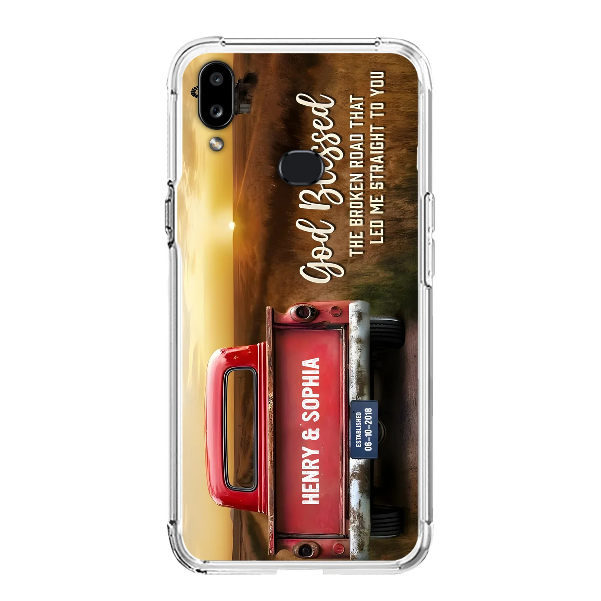 Custom Personalized Phone Case - Gift Idea For Couple - Case For iPhone/Samsung
