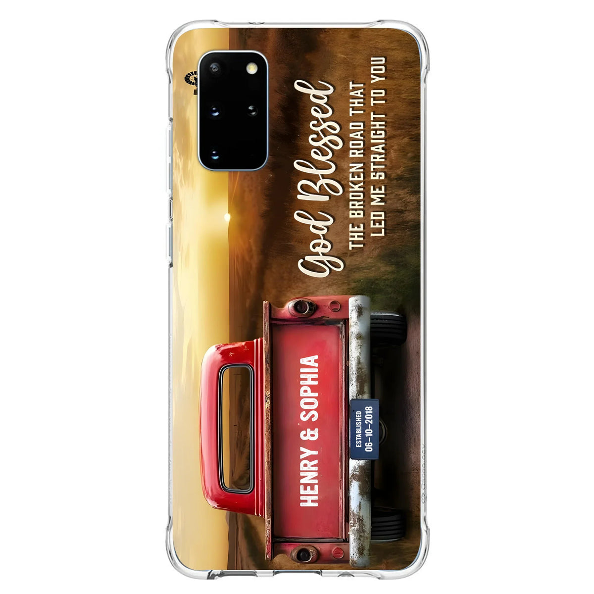 Custom Personalized Phone Case - Gift Idea For Couple - Case For iPhone/Samsung