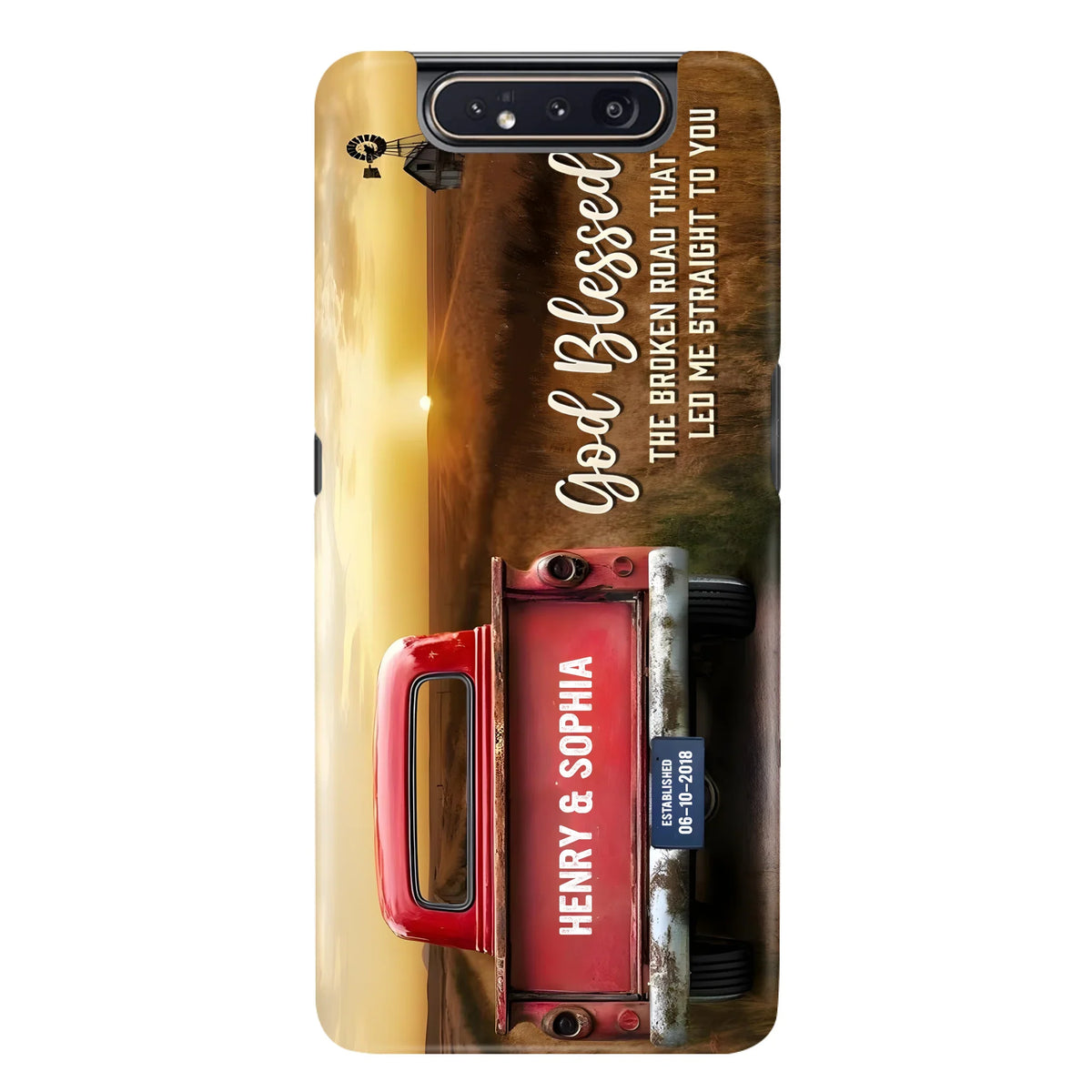 Custom Personalized Phone Case - Gift Idea For Couple - Case For iPhone/Samsung