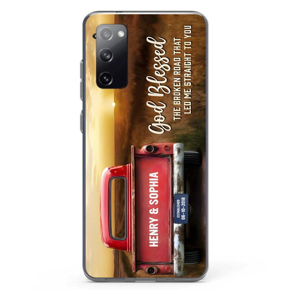 Custom Personalized Phone Case - Gift Idea For Couple - Case For iPhone/Samsung