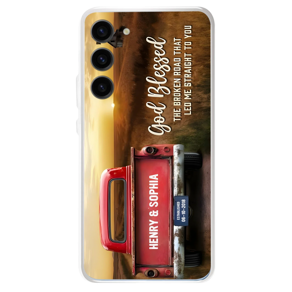 Custom Personalized Phone Case - Gift Idea For Couple - Case For iPhone/Samsung