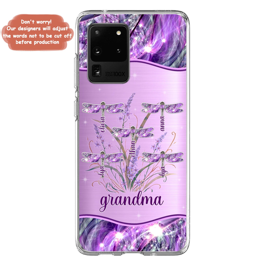 Custom Personalized Grandma Phone Case - Gift Idea For Grandma/ Mom - Case For iPhone/ Samsung