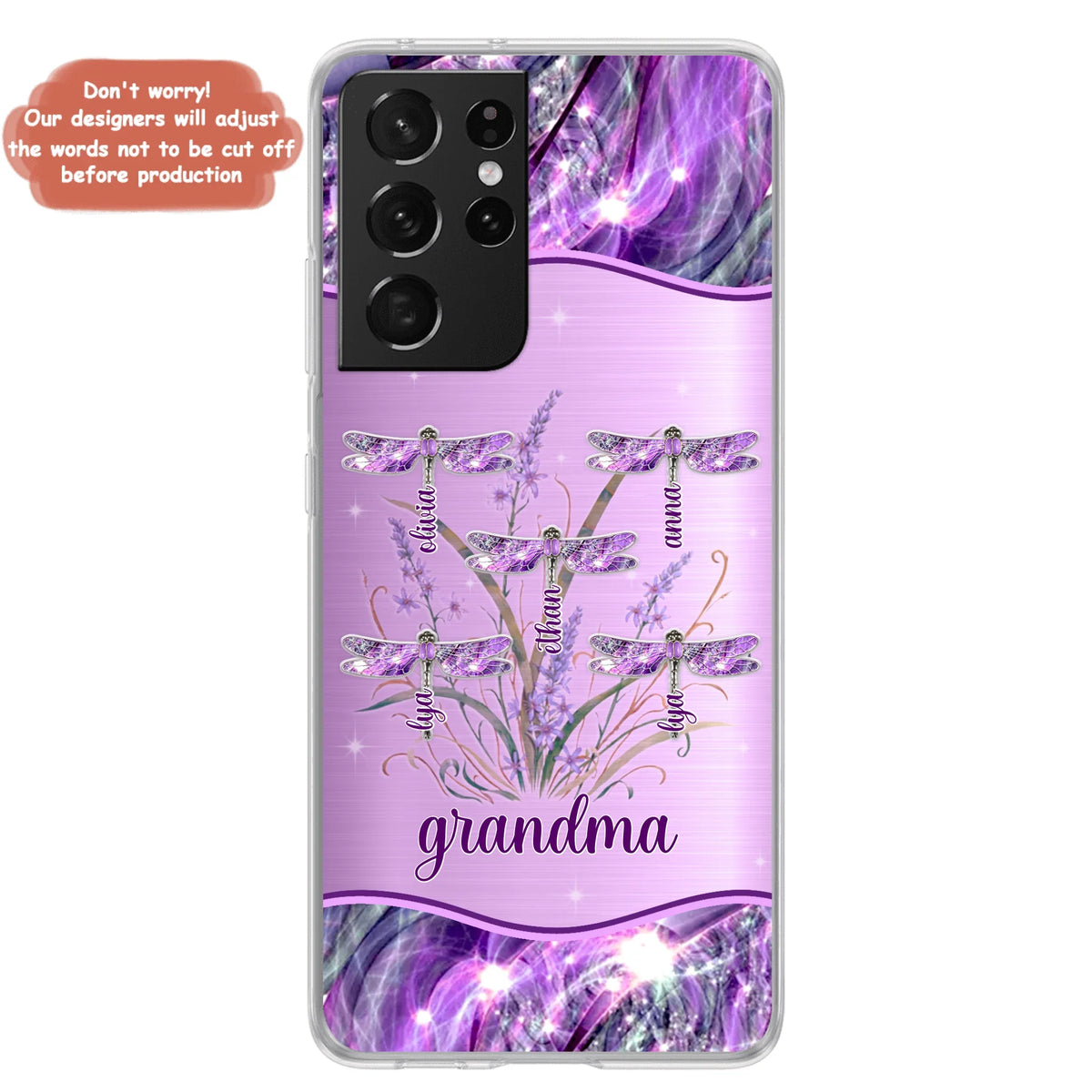 Custom Personalized Grandma Phone Case - Gift Idea For Grandma/ Mom - Case For iPhone/ Samsung