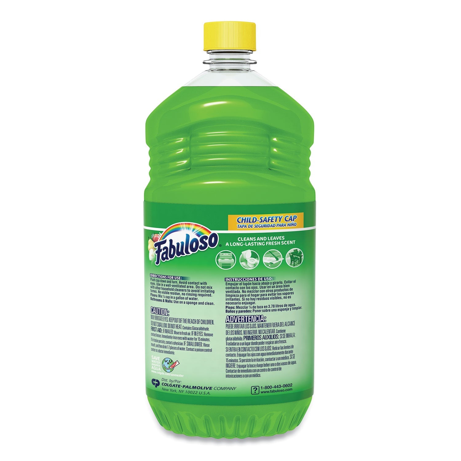 Fabuloso Multi-use Cleaner, Passion Fruit Scent, 56 oz, Bottle, 6/Carton