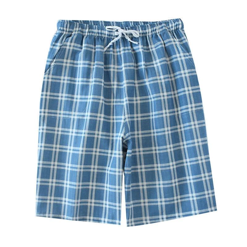 Cotton Cropped Pants Loose Casual Pajama Shorts Summer