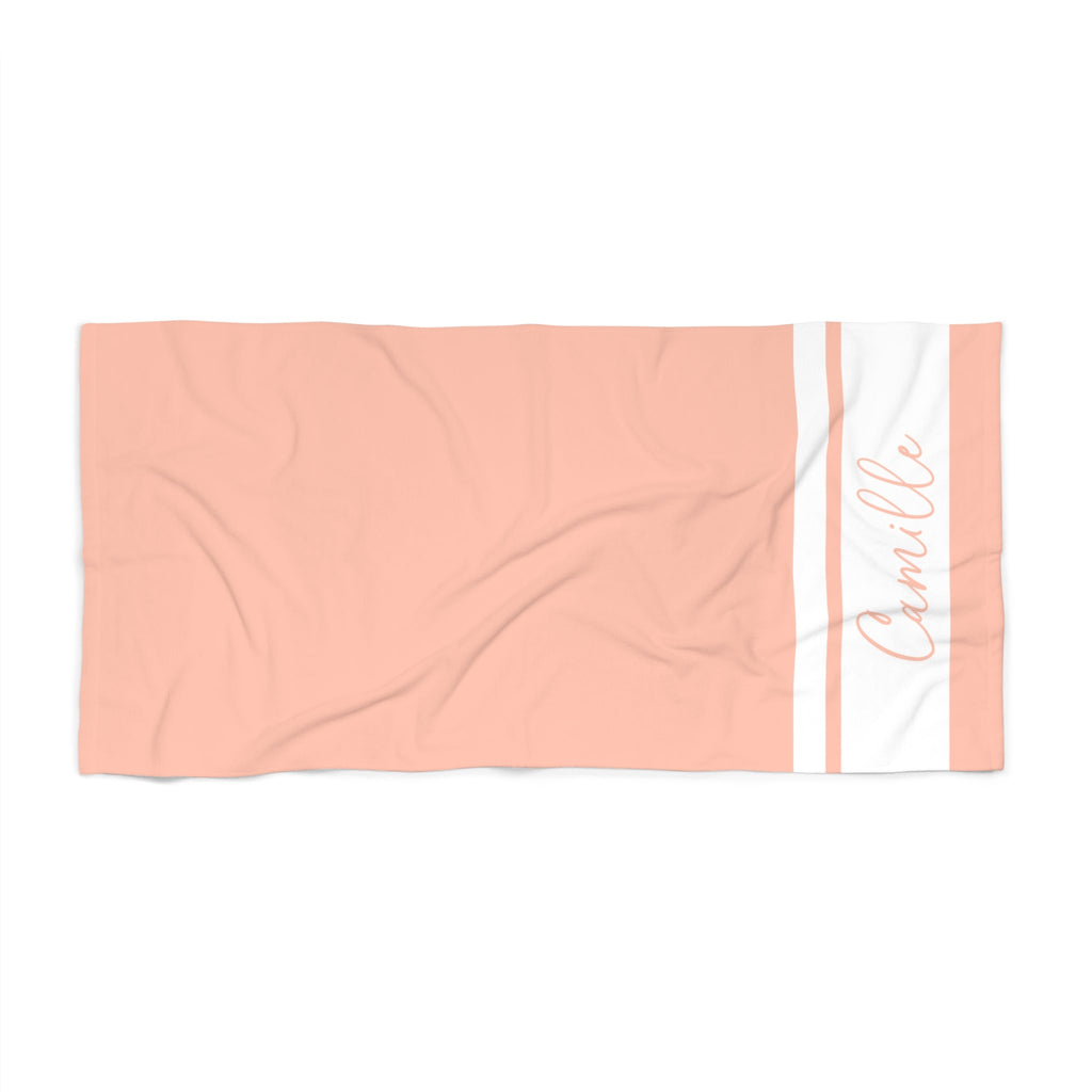 Custom Solid Beach Towel