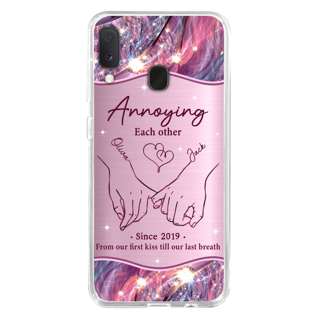 Custom Personalized Couple Phone Case For iPhone/ Samsung - Gift Idea For Couple - Annoying Each Other