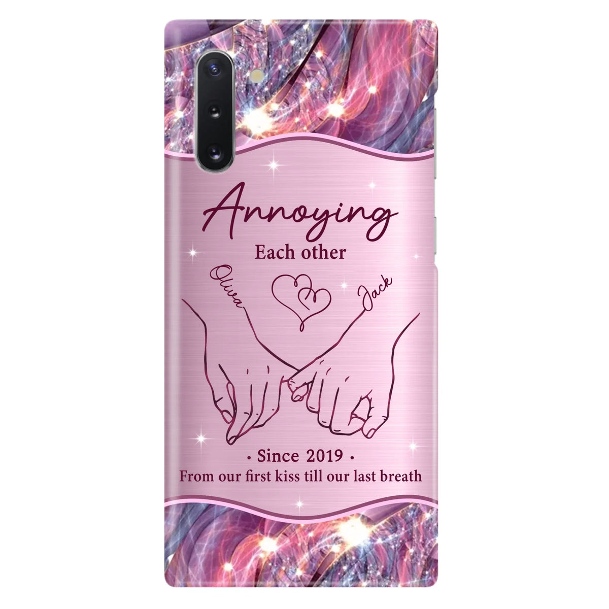 Custom Personalized Couple Phone Case For iPhone/ Samsung - Gift Idea For Couple - Annoying Each Other