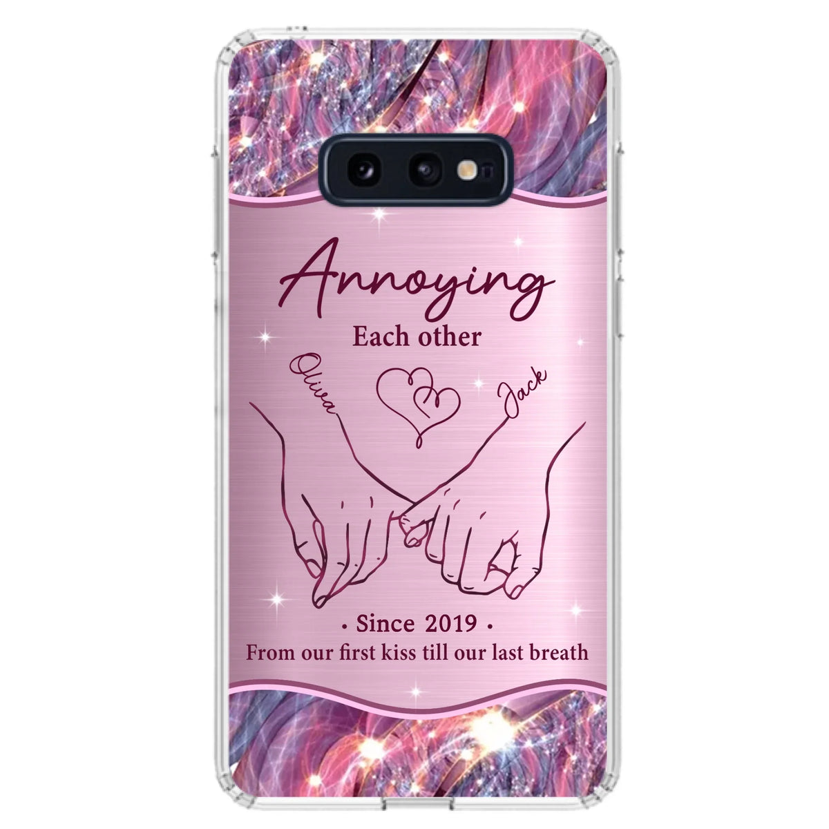 Custom Personalized Couple Phone Case For iPhone/ Samsung - Gift Idea For Couple - Annoying Each Other