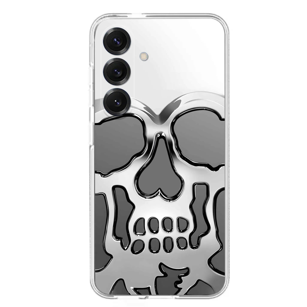 Custom Personalized Veteran Skull Metalic Phone Case - Gift Idea For Veteran - Case For iPhone/ Samsung