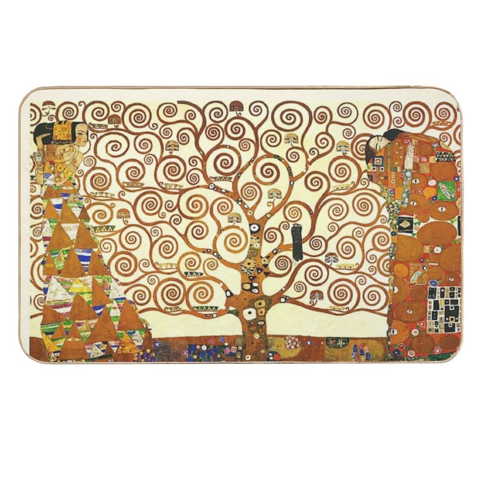HD The Tree of Life, 1905 by Gustav Klimt - HIGH DEFINITION  Anti-Trip Bath Mat