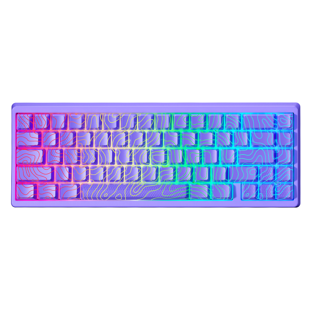 XVX M67 JadeStone Mechanical Keyboard With IMD-Tech Keycaps (Interstellar Black)