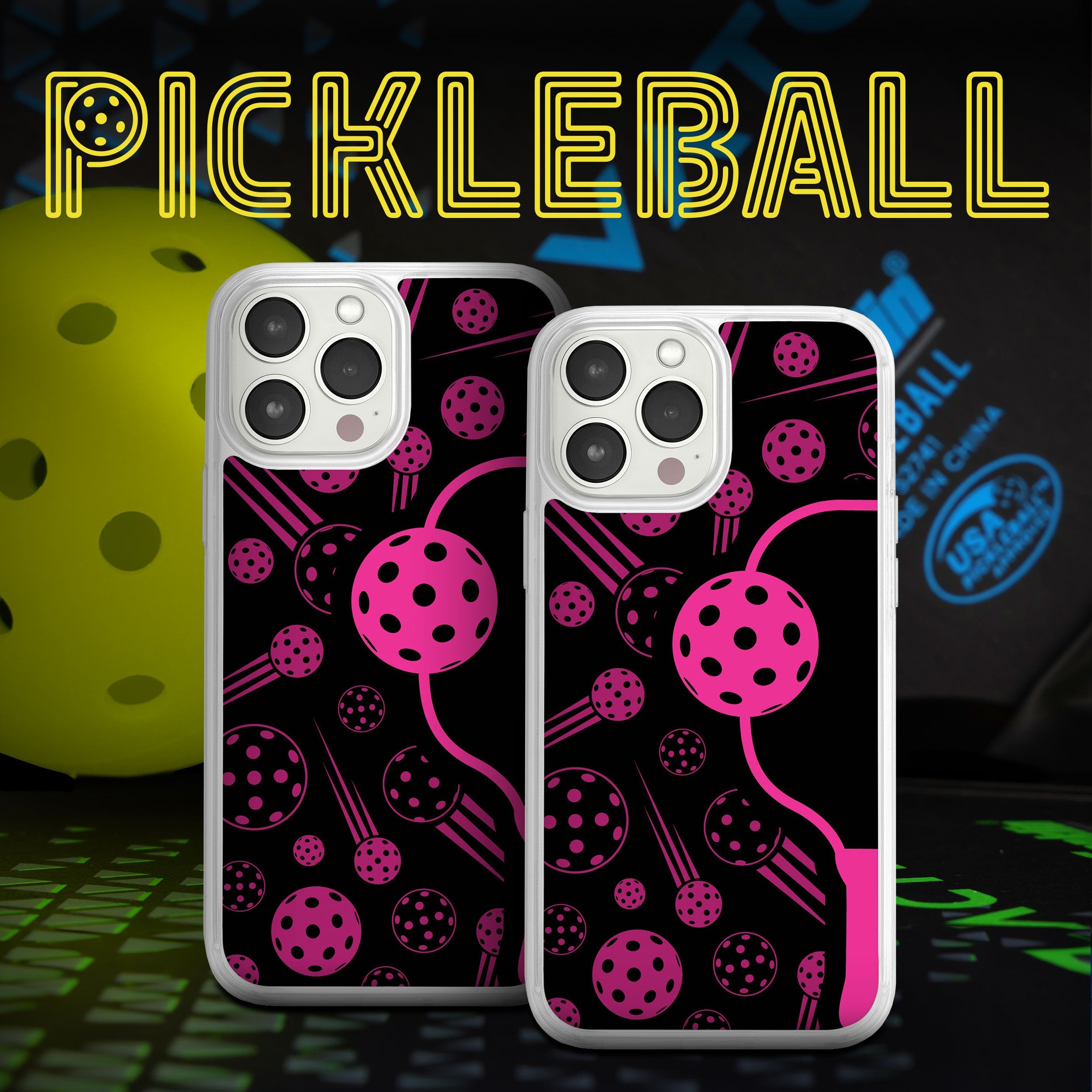 Pickleball HD Apple iPhone 12 Series Mag-Safe Phone Case