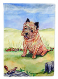 Cairn Terrier and the chipmunk Garden Flag – Decorative Outdoor Yard Flag