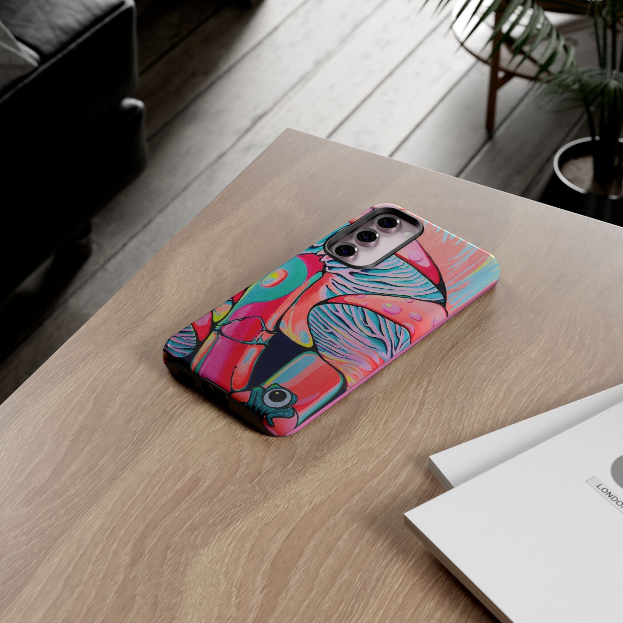 Trippy Mushrooms Tough Phone Case