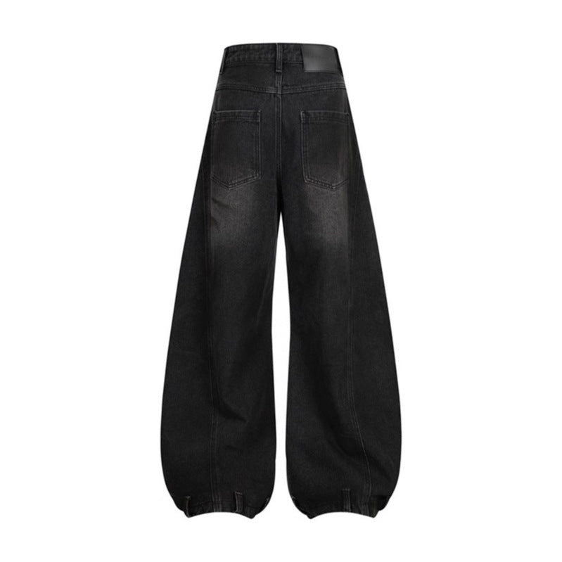 Japanese Denim Knife Jeans - Distressed Loose Fit