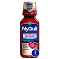 Vicks NyQuil High Blood Pressure Cold And Flu Relief Liquid Medicine, 8 Fl Oz