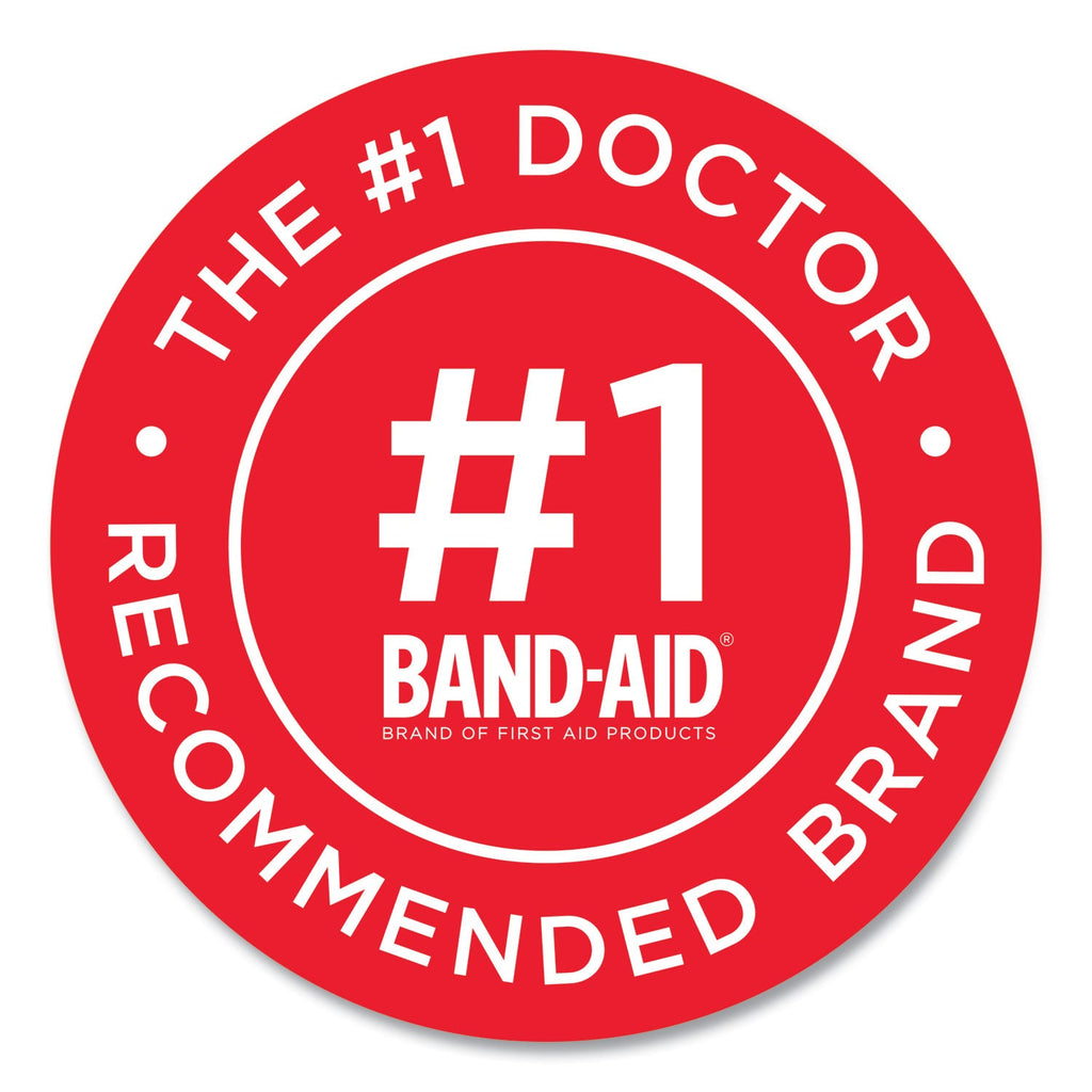 BAND-AID Flexible Fabric Adhesive Bandages, Assorted, 100/Box