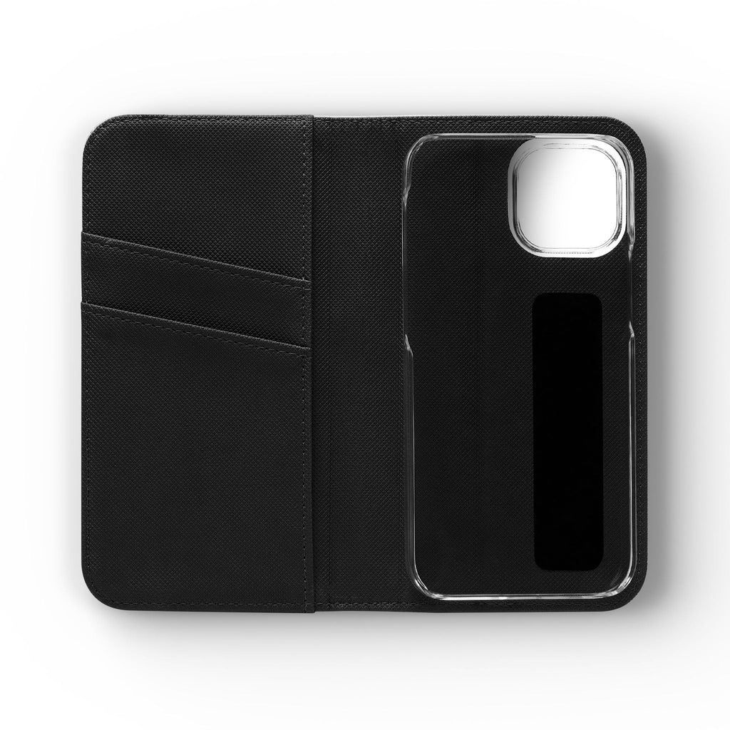 Neon Primitivo Bananas Flip Phone Case – Wallet Cover with Card Slots