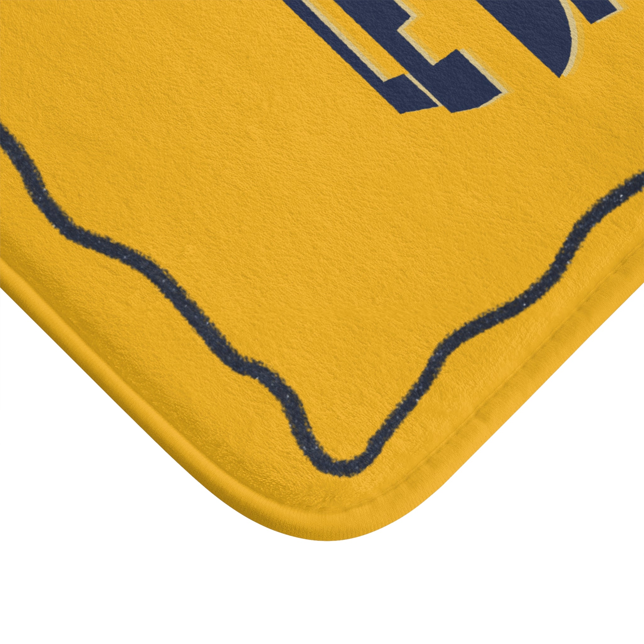 Le Bain Orange & Blue  Bath Mat |  French Bathroom Mat