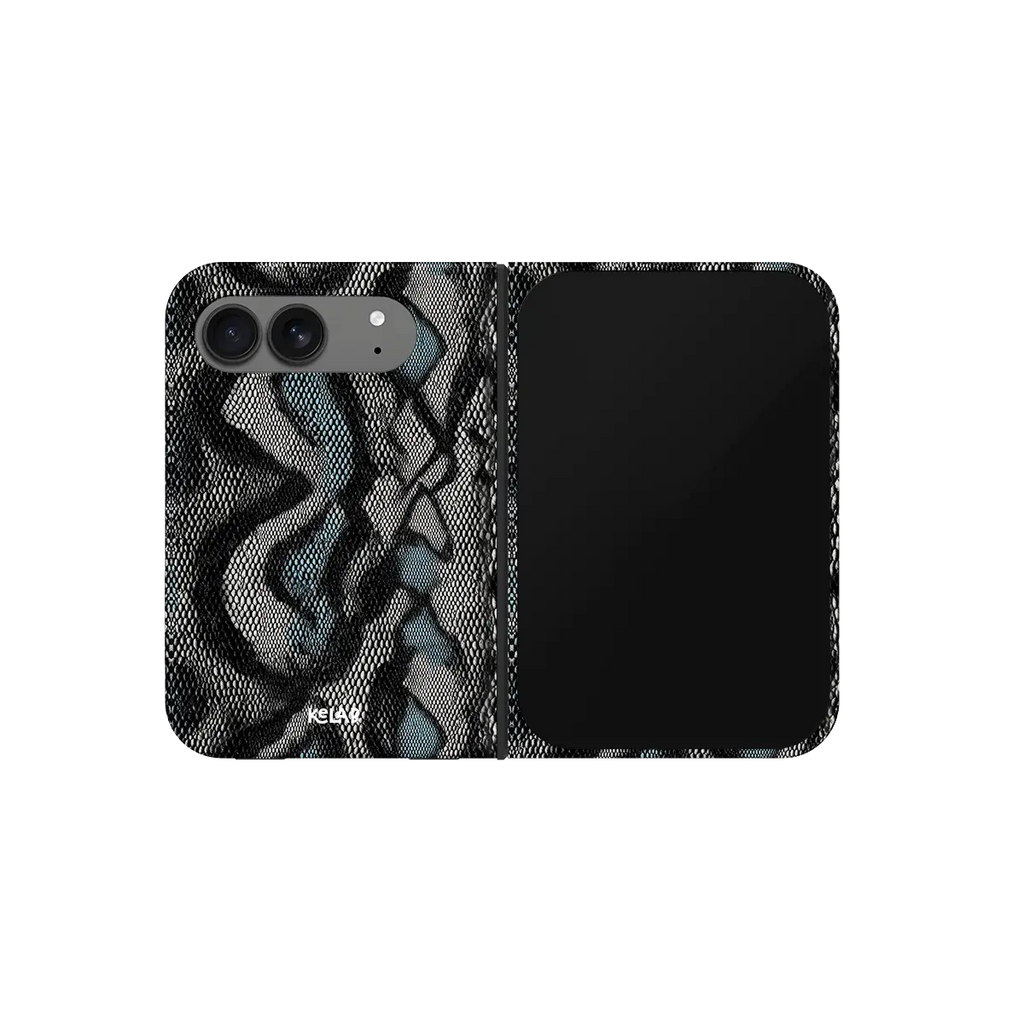 Viper Mesh | Teal Snakeskin iPhone Case