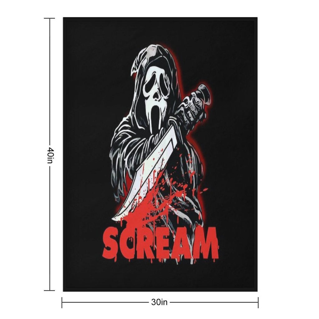 Scream Movie Throw Blanket