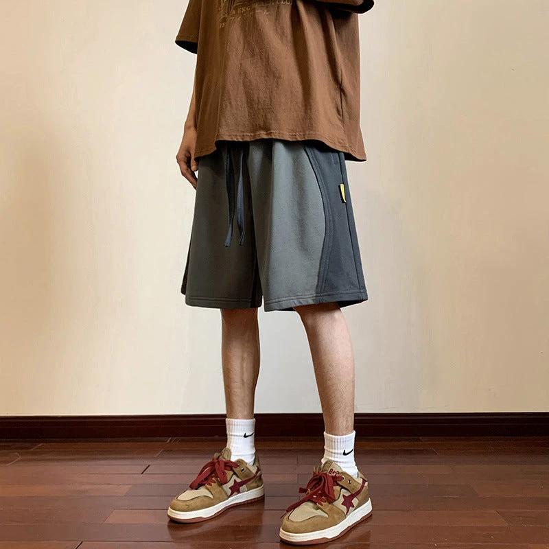 Loose American Retro 56 Points Sports Shorts Men