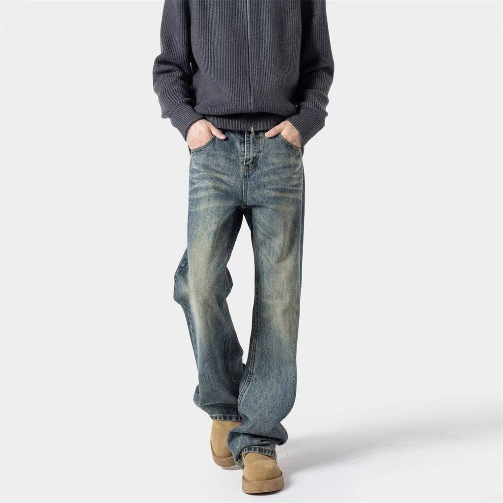 Summer Straight Leg Wide Leg Flared Jeans for Boys