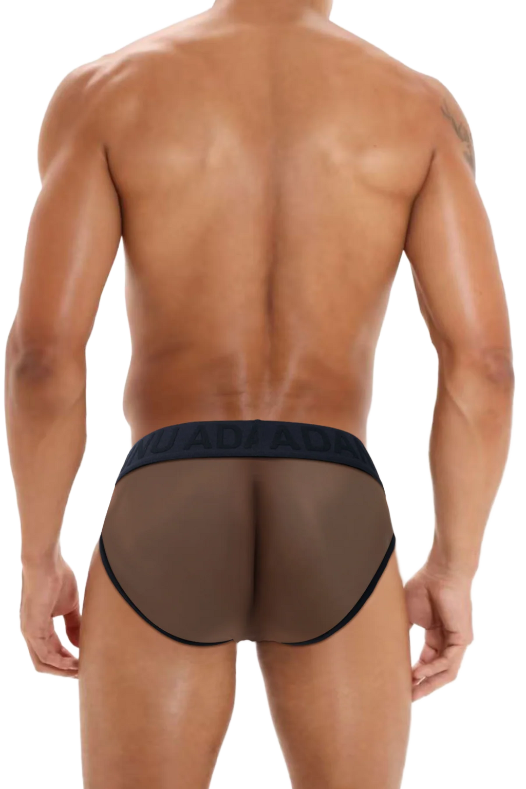 Men’s Sexy Sheer Thong with Ring & Strap Design