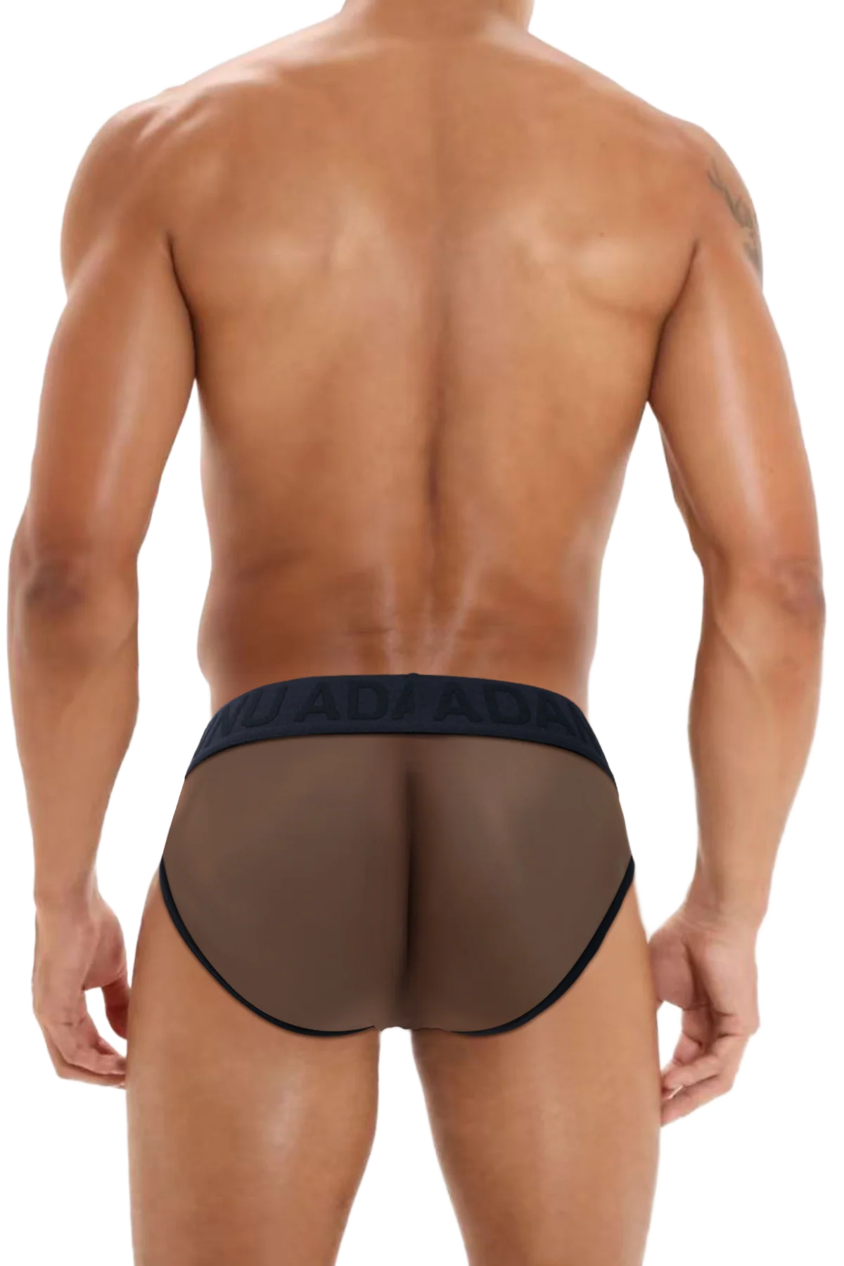 Men’s Sexy Sheer Thong with Ring & Strap Design