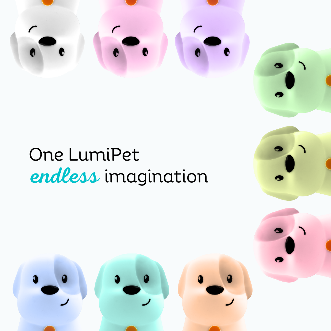 Dog Night Light for Kids - LED Puppy Lamp & Nursery Light | LumiPets®