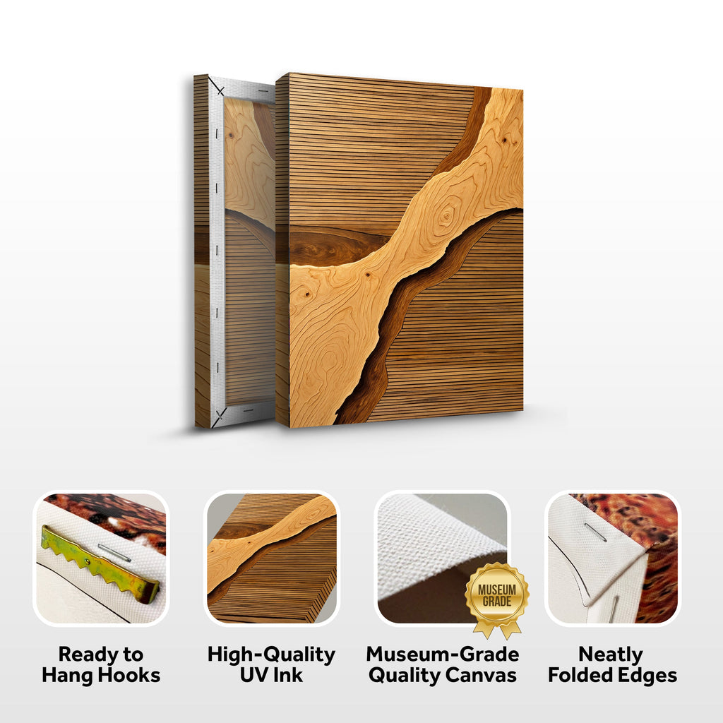 Wood Rift Wall Art