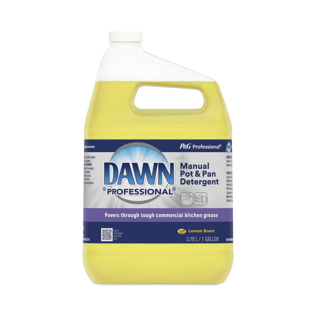 Dawn Manual Pot/Pan Dish Detergent, Lemon, 4/Carton
