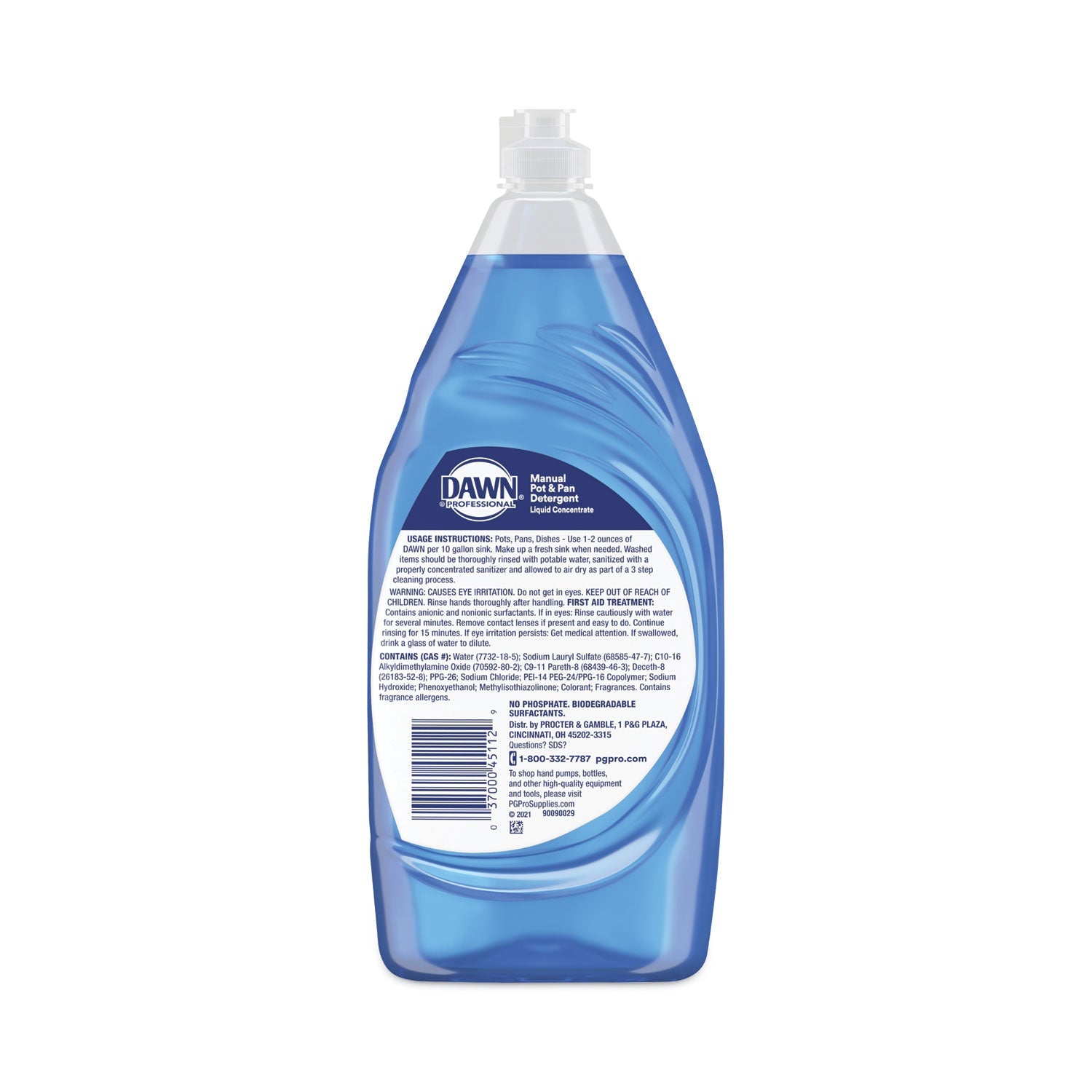 Dawn Manual Pot/Pan Dish Detergent, 38 oz Bottle