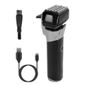 Electric Foil Face Shaver 5-Blade Electric Razor for Men Wet & Dry Jawline Beard Trimmer Precision Sideburn Shavers IPX6 Waterproof with LED Display C