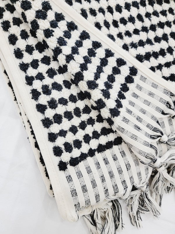 Bath Towels, Organic Turkish Cotton Pom Pom Towels