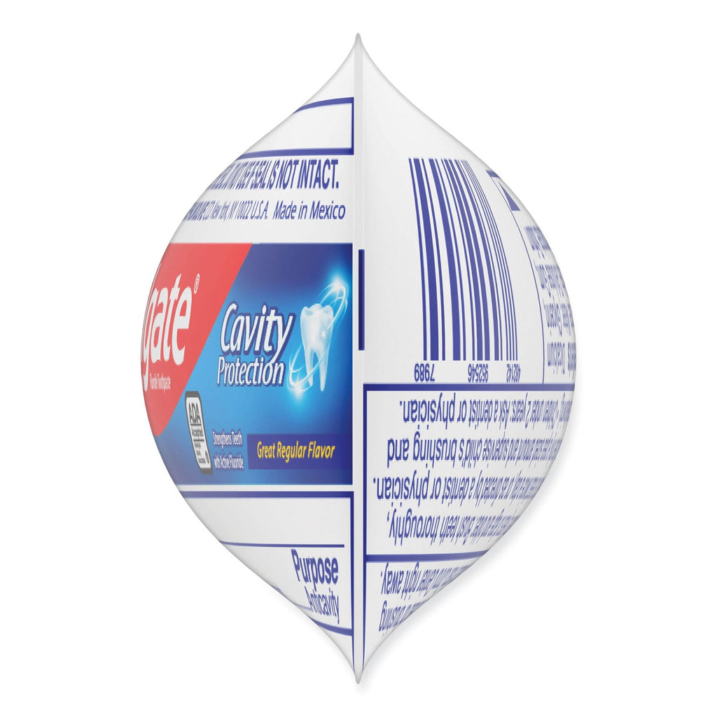 Colgate Toothpaste, Personal Size, 0.85 oz Tube, Unboxed, 240/Carton