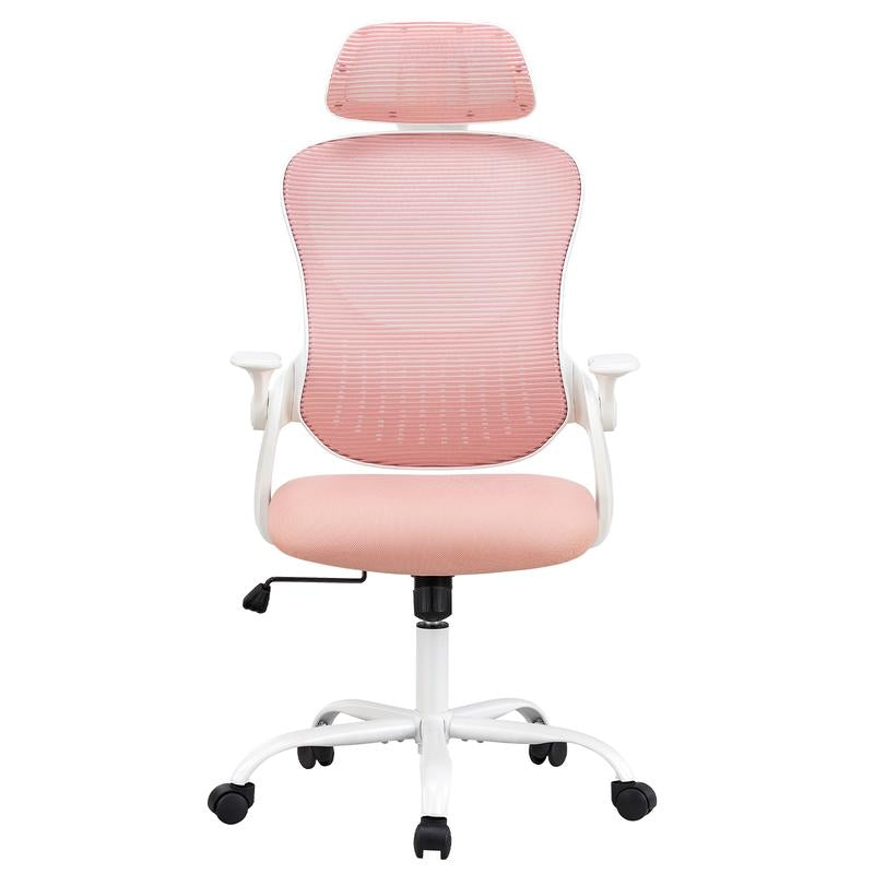 【Deal】Sweetfurniture Office Chair, Desk Chair, Ergonomic Home Office Desk Chairs, Computer Chair with Comfortable Armrests, Mid-Back Task