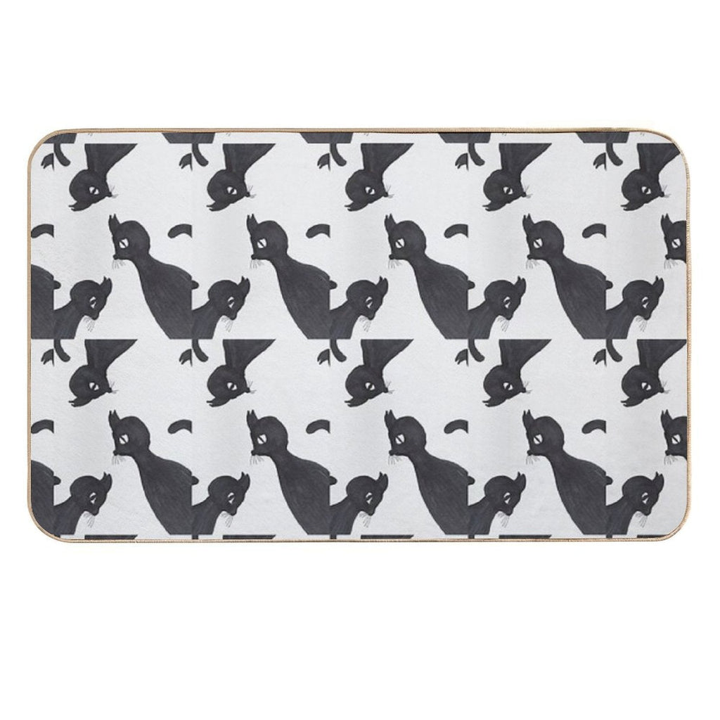 BLACK CAT・5  Slip-Resistant Bath Mat
