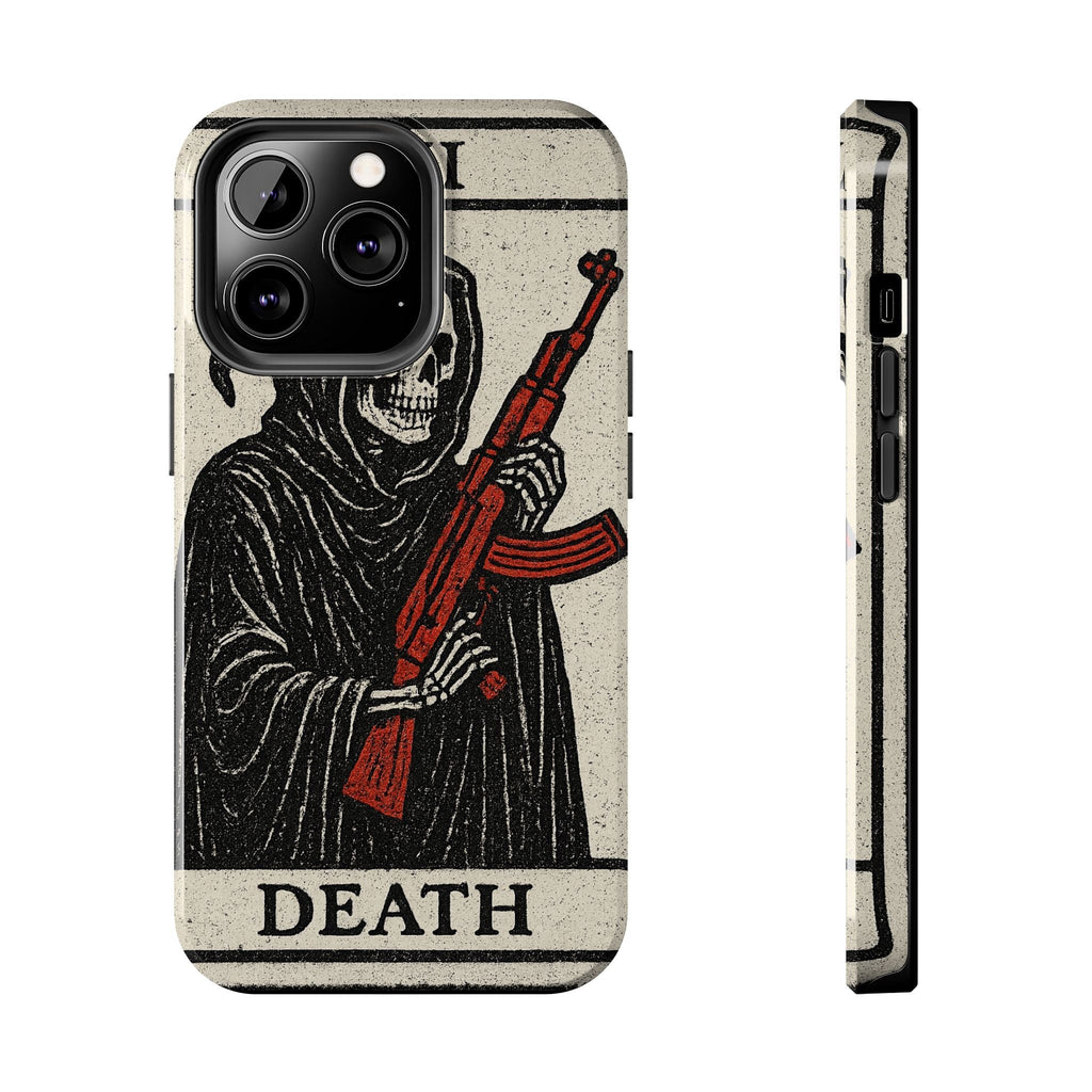 Grim Reaper Phone Case, Tough Phone Case for Gamers, Unique Smartphone Accessories, Halloween Decor, Death-Inspired Gift