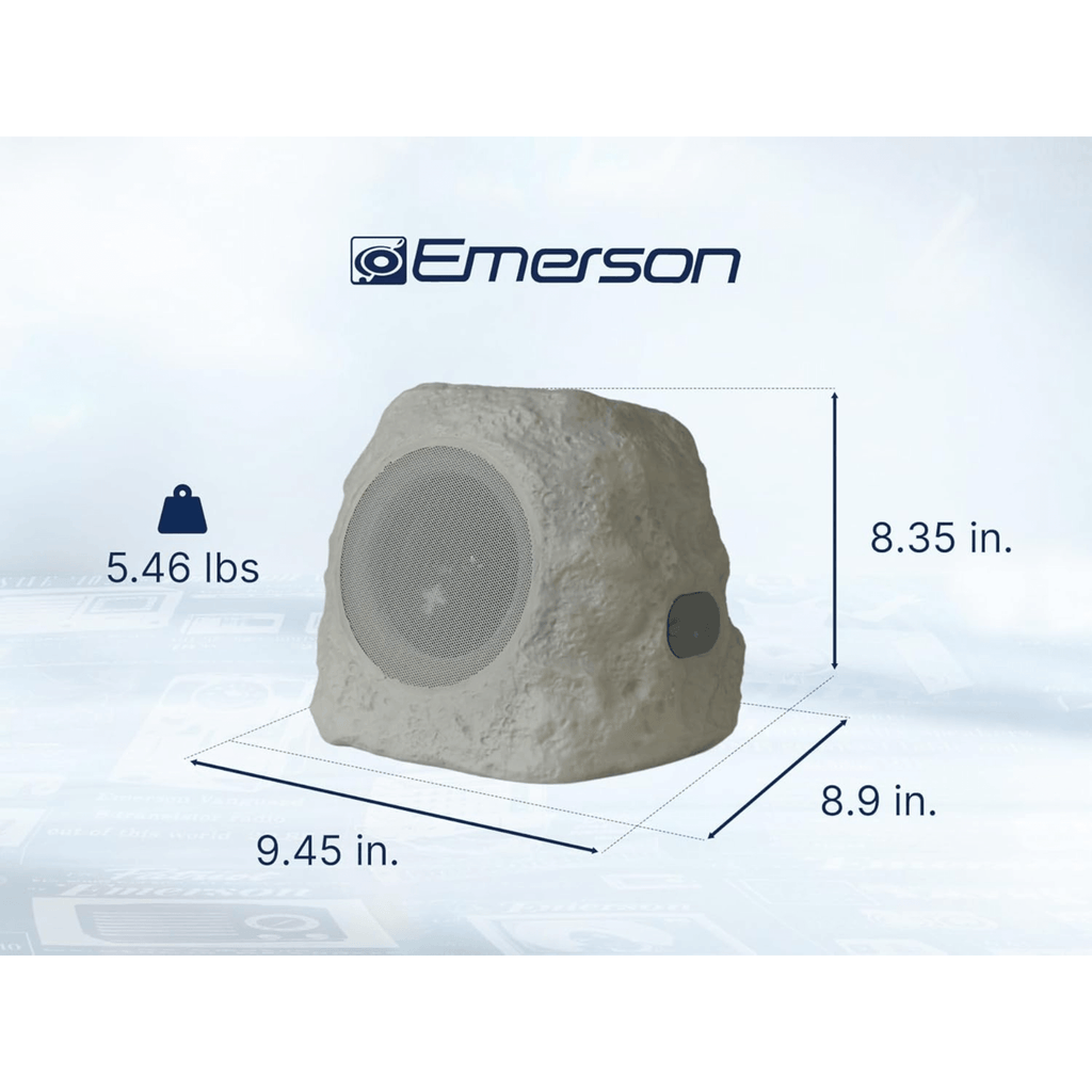 Emerson Rock Party Solar Multicolor LED Bluetooth Outdoor Speaker