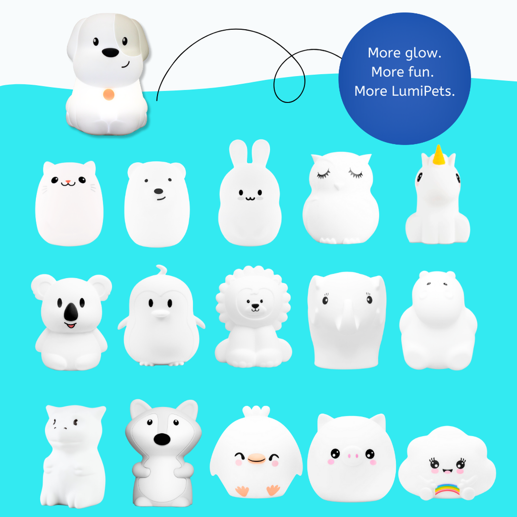 Dog Night Light for Kids - LED Puppy Lamp & Nursery Light | LumiPets®