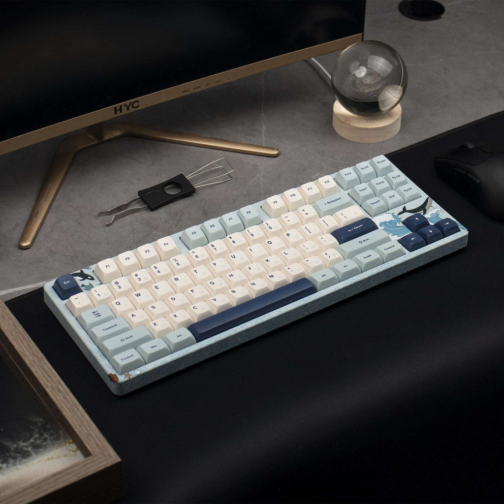 XVX Lavender Purple/Blue Dye-Sub XVX Profile Keycap Set (123-Key)