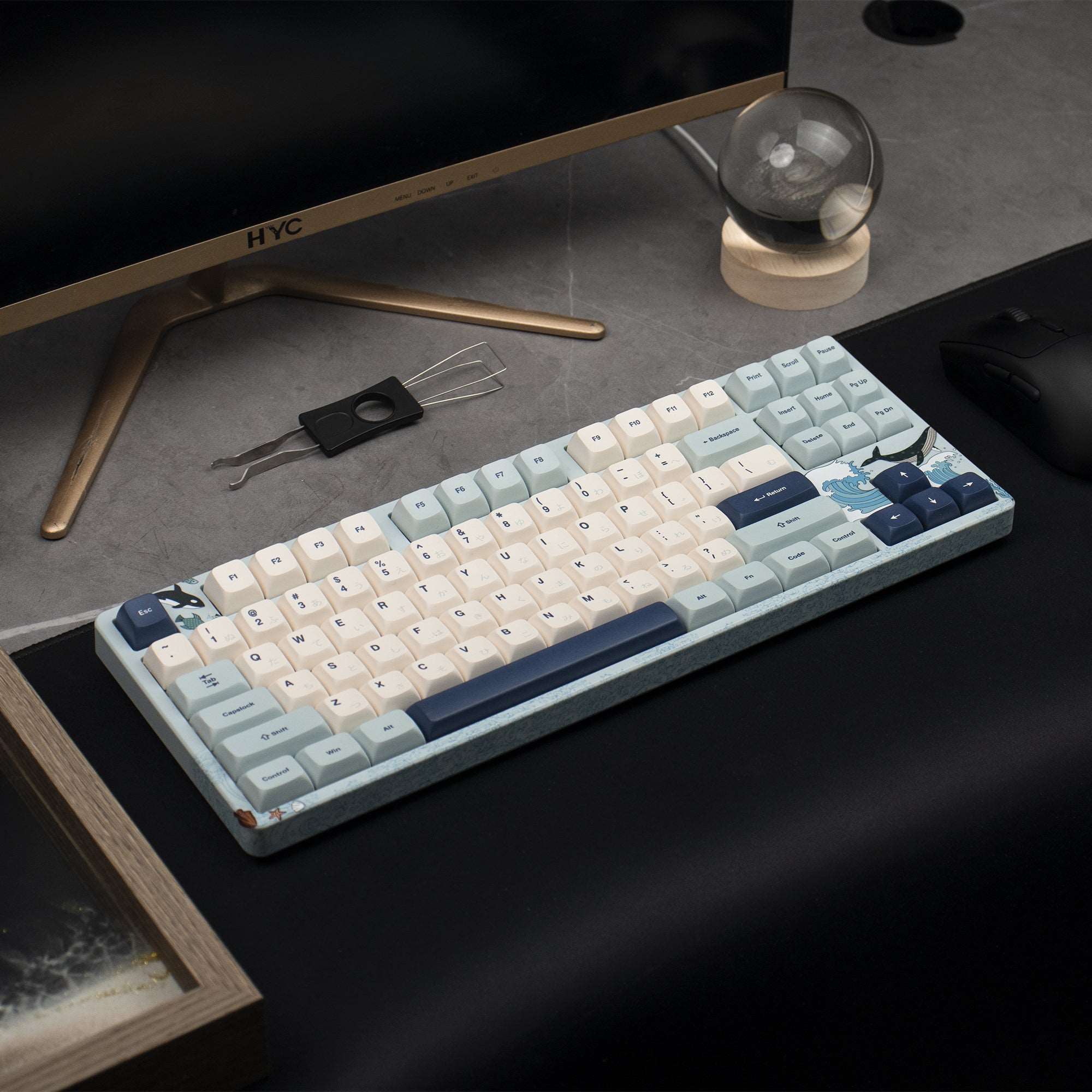 XVX Lavender Purple/Blue Dye-Sub XVX Profile Keycap Set (123-Key)